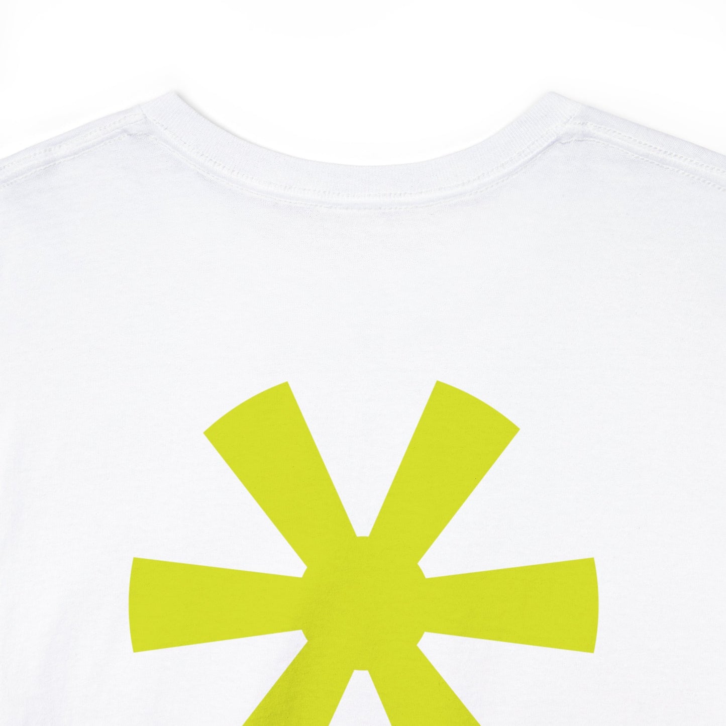 Camiseta de algodón pesado de la costa sur | Estrella amarilla