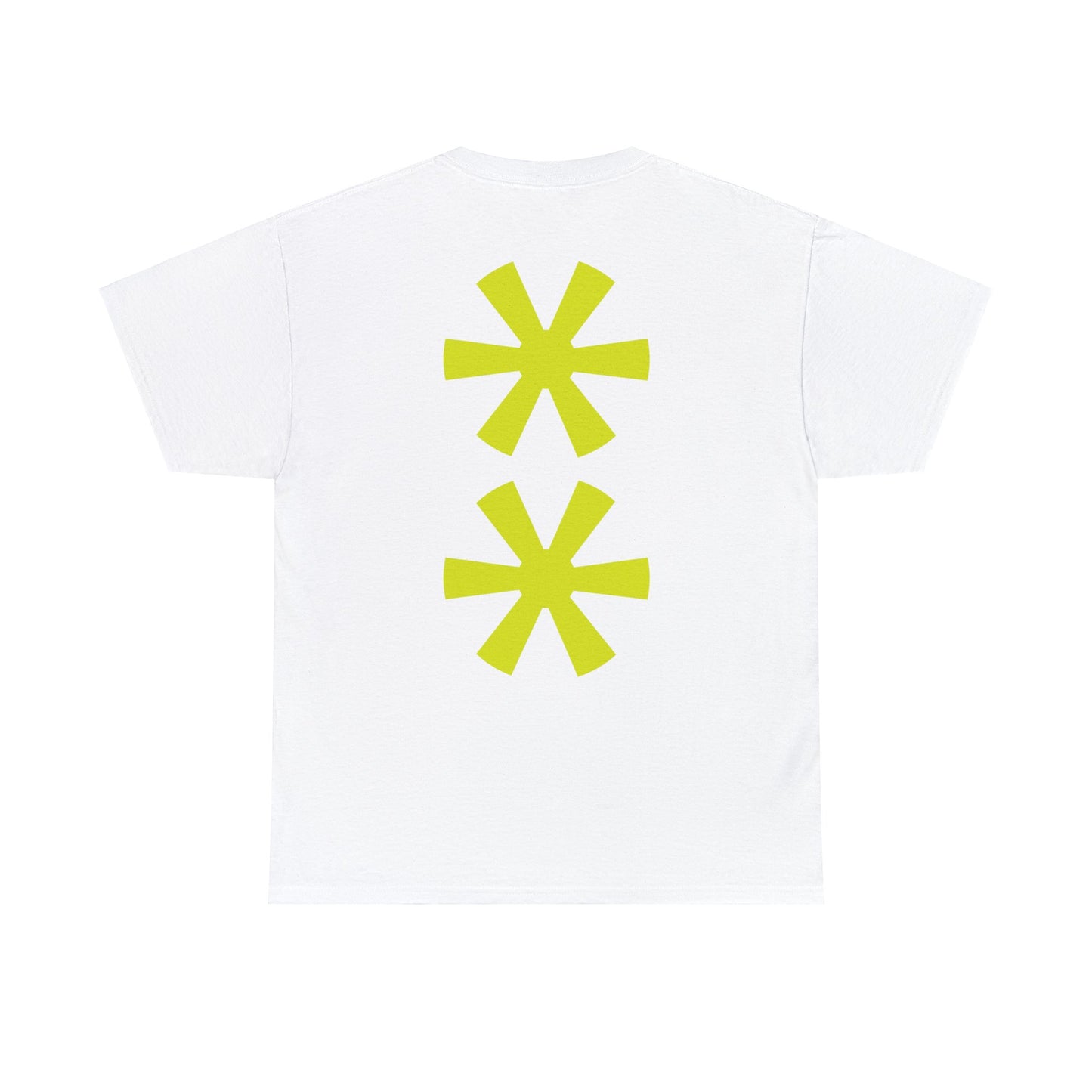 Camiseta de algodón pesado de la costa sur | Estrella amarilla
